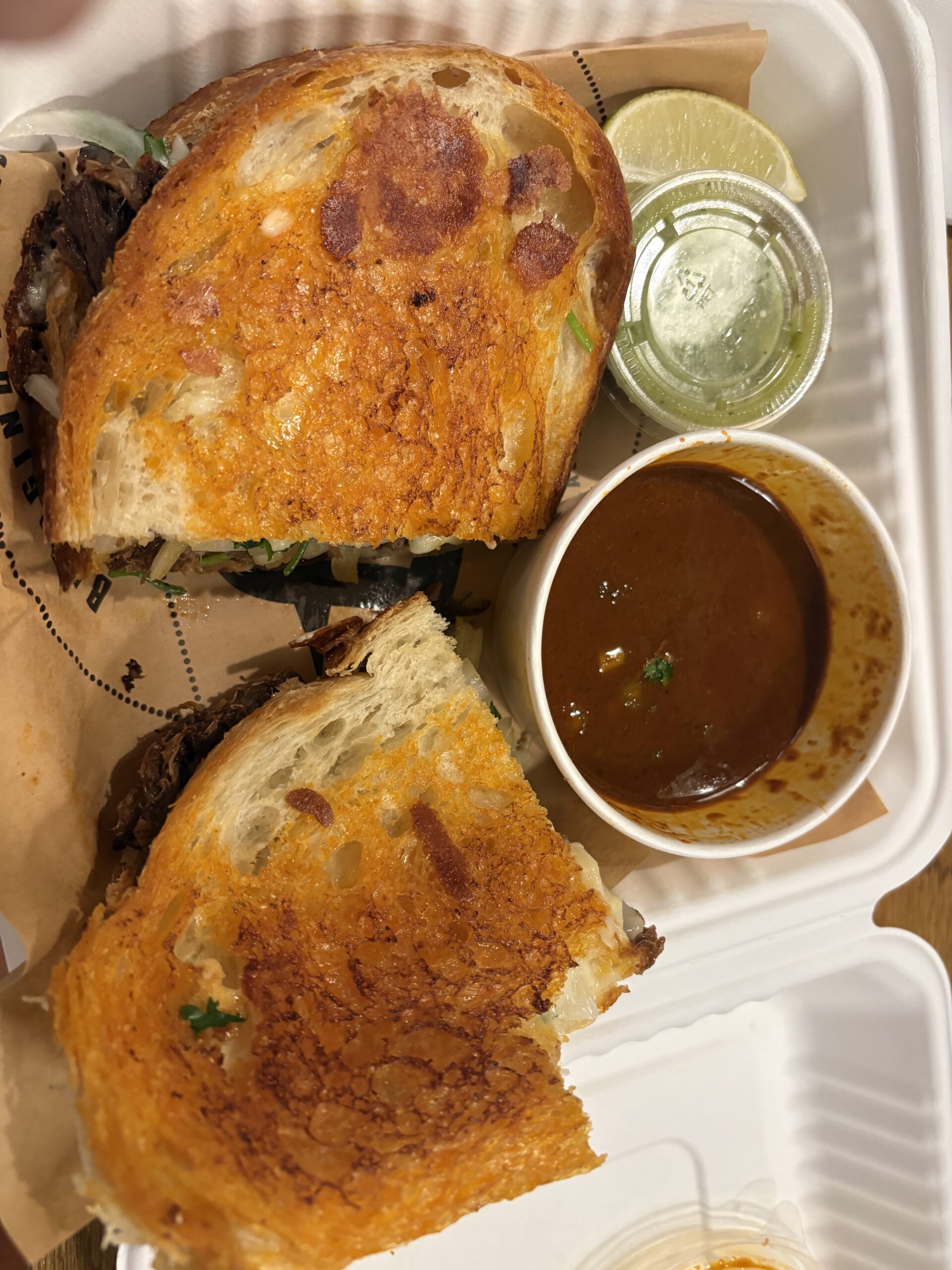 Lardo hot sandwich counter in the Cosmopolitan Las Vegas food court