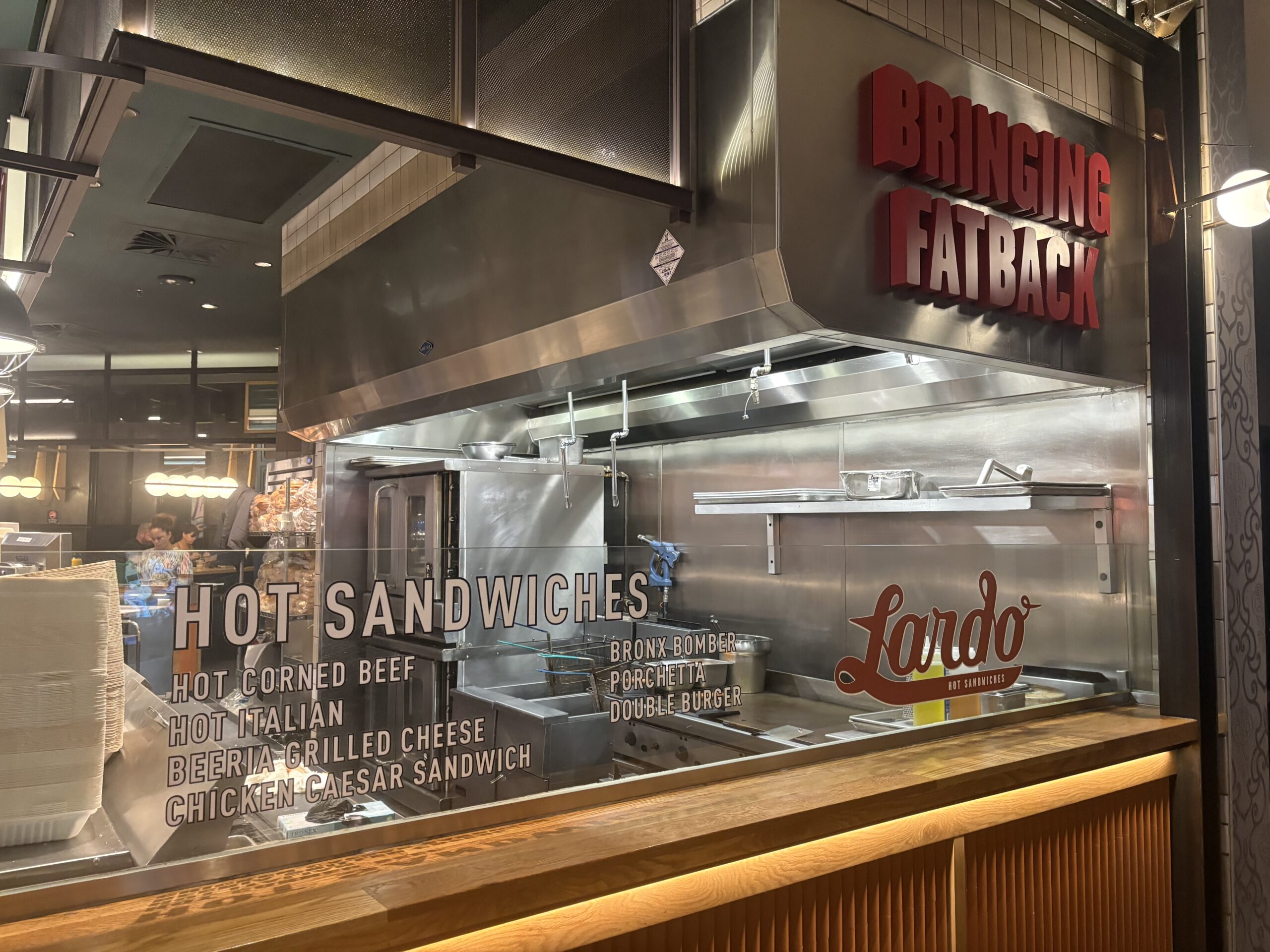 Beeria Grilled Cheese with chili consommé from Lardo at the Cosmopolitan Las Vegas
